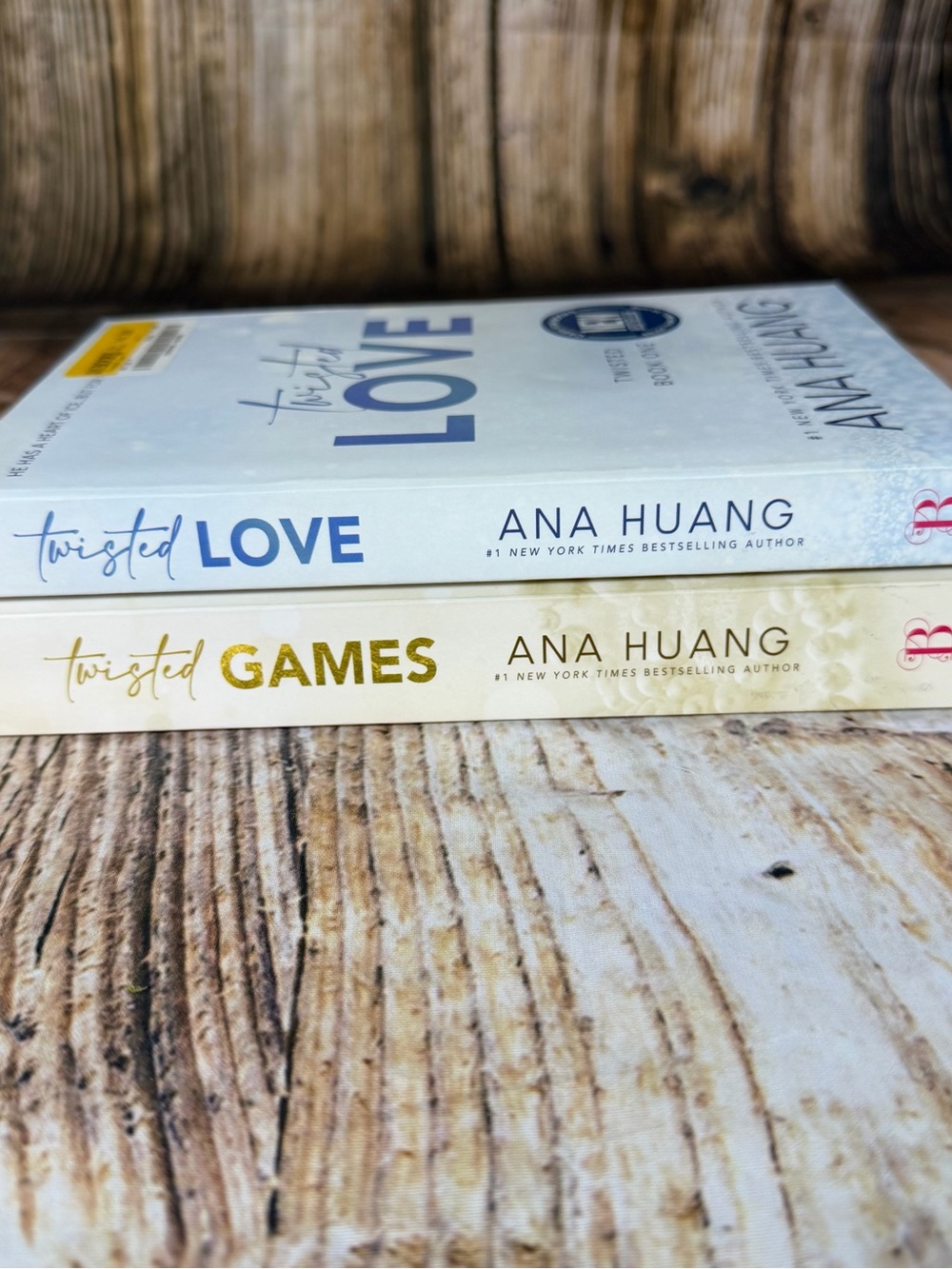 bloom Twisted Love and Twisted Games Book Set - White, Gold, Blue
